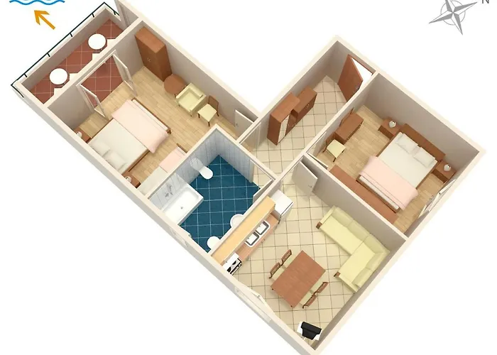 By The Sea Turanj, Biograd - 6445 Apartamento