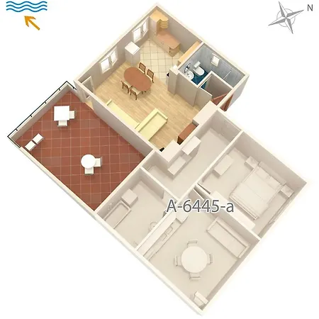 By The Sea Turanj, Biograd - 6445 Apartment Turanj